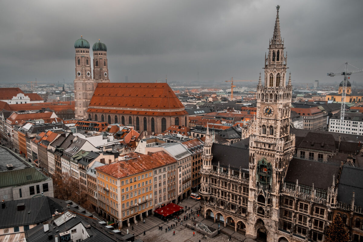 Things to do in Munich, Germany. Picture overlooking Marienplatz