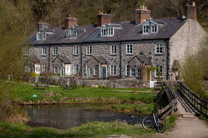 A gorgeous row of cottages in Chee Dale