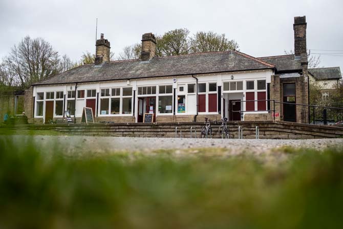 The Refreshment Room cafe at Miller's Dale Railway Station