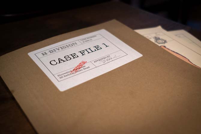 A Case File you are given to help solve your mystery.