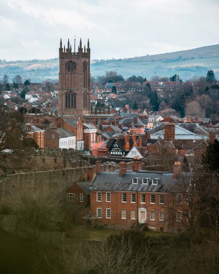 Ludlow, seen from Whitcliffe Common