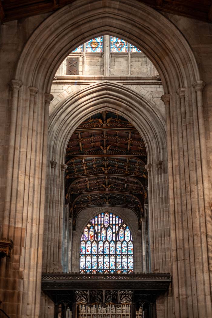 Inside St Laurence Church, Ludlow, Shropshire